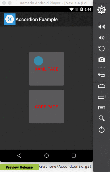 Xamarin Android Player